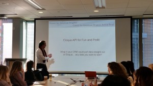  J.R. Boynton, Manager, Outreach Systems & Analytics, Center for American Progress & CAP Action, presented on how your CRM could pull data straight out of Eloqua.