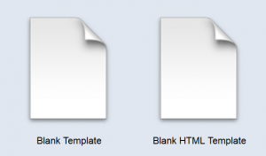 Blank Template Blank HTML Template